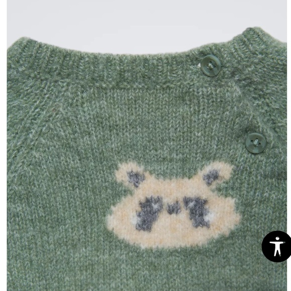 Zara Baby Raccoon Swater - Picture 3 of 12